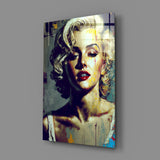 Marilyn Monroe Glass Wall Art  || Designer Collection | Insigne Art Design.