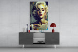 Marilyn Monroe Glass Wall Art  || Designer Collection | Insigne Art Design.