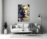 Marilyn Monroe Glass Wall Art  || Designer Collection | Insigne Art Design.
