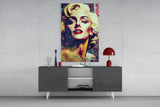 Marilyn Monroe Glass Wall Art  || Designer Collection | Insigne Art Design.