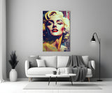 Marilyn Monroe Glass Wall Art  || Designer Collection | Insigne Art Design.
