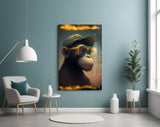 Wise Monkey Glass Wall Art  || Designers Collection | Insigne Art Design.