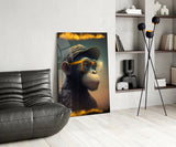 Wise Monkey Glass Wall Art  || Designers Collection | Insigne Art Design.