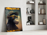 Wise Monkey Glass Wall Art  || Designers Collection | Insigne Art Design.