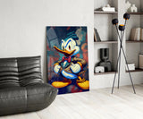 Anger of Donald Duck Glass Wall Art  || Designer Collection | Insigne Art Design.