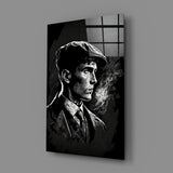 Thomas Shelby - Peaky Blinders Glass Wall Art || Designer Collection | Insigne Art Design.