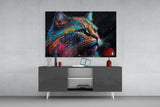 Colorful Cat Glass Wall Art  || Designers Collection | Insigne Art Design.