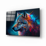 Cuadro de cristal «Libertad del lobo» || Colección Designer - 72x46 cm