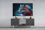 Freedom of the Wolf Glass Wall Art  || Designer Collection | Insigne Art Design.