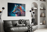 Freedom of the Wolf Glass Wall Art  || Designer Collection | Insigne Art Design.
