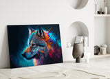 Freedom of the Wolf Glass Wall Art  || Designer Collection | Insigne Art Design.