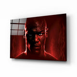 Glasbild Street Art Basketball Legend || Designer-Kollektion - 72x46 cm