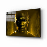Glasbild Gold Basketball Legend || Designer-Kollektion - 72x46 cm