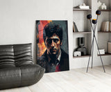 Al Pacino Glass Wall Art  || Designer Collection.