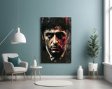 Al Pacino Glass Wall Art  || Designer Collection.