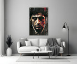 Al Pacino Glass Wall Art  || Designer Collection.