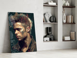 Fight Club - Tyler Durden Glass Wall Art  || Designer Collection.
