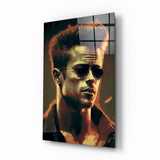 Arte della parete di vetro Fight Club - Tyler Durden || Collezione di designer