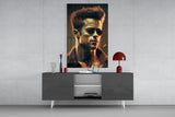 Fight Club - Tyler Durden Glass Wall Art  || Designer Collection.