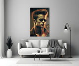 Fight Club - Tyler Durden Glass Wall Art  || Designer Collection.