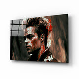 Fight Club - Tyler Durden Glass Wall Art  || Designer Collection.