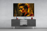 Fight Club - Tyler Durden Glass Wall Art  || Designer Collection.