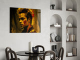 Fight Club - Tyler Durden Glass Wall Art  || Designer Collection.
