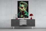 Fight Club - Tyler Durden Glass Wall Art  || Designer Collection.