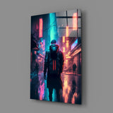 Cyberpunk Glass Wall Art  || Designers Collection.