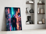 Cyberpunk Glass Wall Art  || Designers Collection.