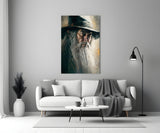 Gandalf Glass Wall Art  || Designer Collection.