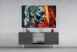 Harley Quinn Glass Wall Art  || Designer Collection.