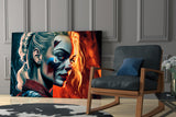 Harley Quinn Glass Wall Art  || Designer Collection.
