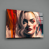 Harley Quinn Glass Wall Art  || Designer Collection.