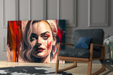 Harley Quinn Glass Wall Art  || Designer Collection.
