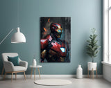 Iron Man Glass Wall Art  || Designer Collection.