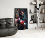 Iron Man Glass Wall Art  || Designer Collection.