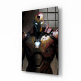 Iron Man Glass Wall Art  || Designer Collection.