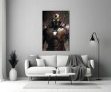 Iron Man Glass Wall Art  || Designer Collection.