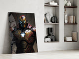 Iron Man Glass Wall Art  || Designer Collection.