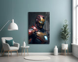 Iron Man Glass Wall Art  || Designer Collection.