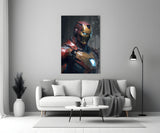 Iron Man Glass Wall Art  || Designer Collection.