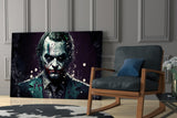 Joker Glass Wall Art  || Designer Collection.