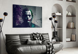 Joker Glass Wall Art  || Designer Collection.
