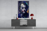 Joker Glass Wall Art  || Designer Collection.