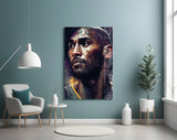 Kobe Bryant Glass Wall Art  || Designer Collection.