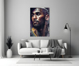 Kobe Bryant Glass Wall Art  || Designer Collection.