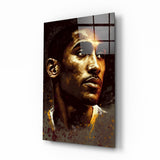 Kobe Bryant Glass Wall Art  || Designer Collection.