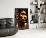 Kobe Bryant Glass Wall Art  || Designer Collection.