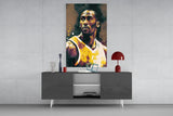 Kobe Bryant Glass Wall Art  || Designer Collection.